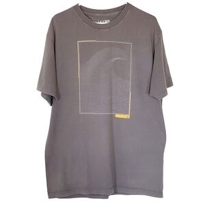1069 * Rusty Surfboard Mens Wave Graphic Tee Gray Size XL
